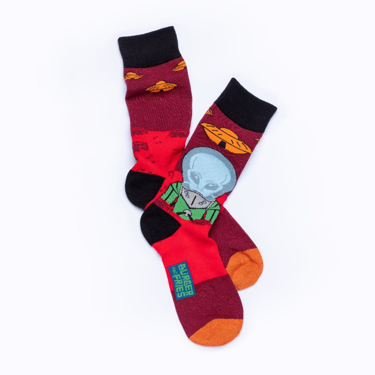 SPACE SOCKS UFO IS MY FRIEND