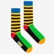 STRIPES SOCKS YELLOW/BLACK