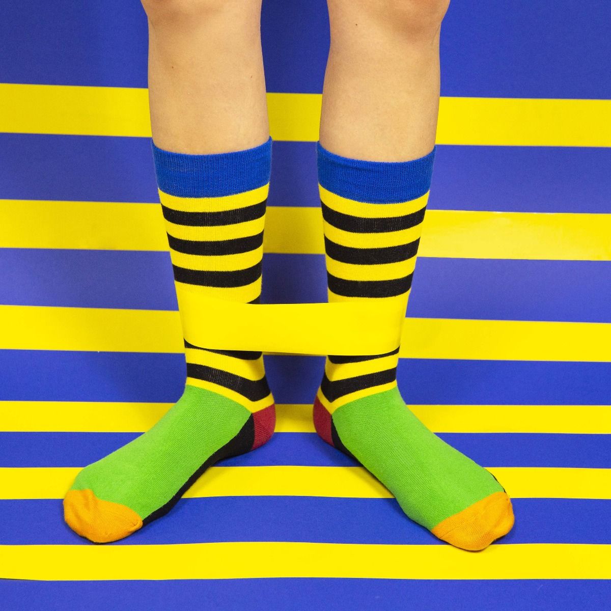 STRIPES SOCKS YELLOW/BLACK