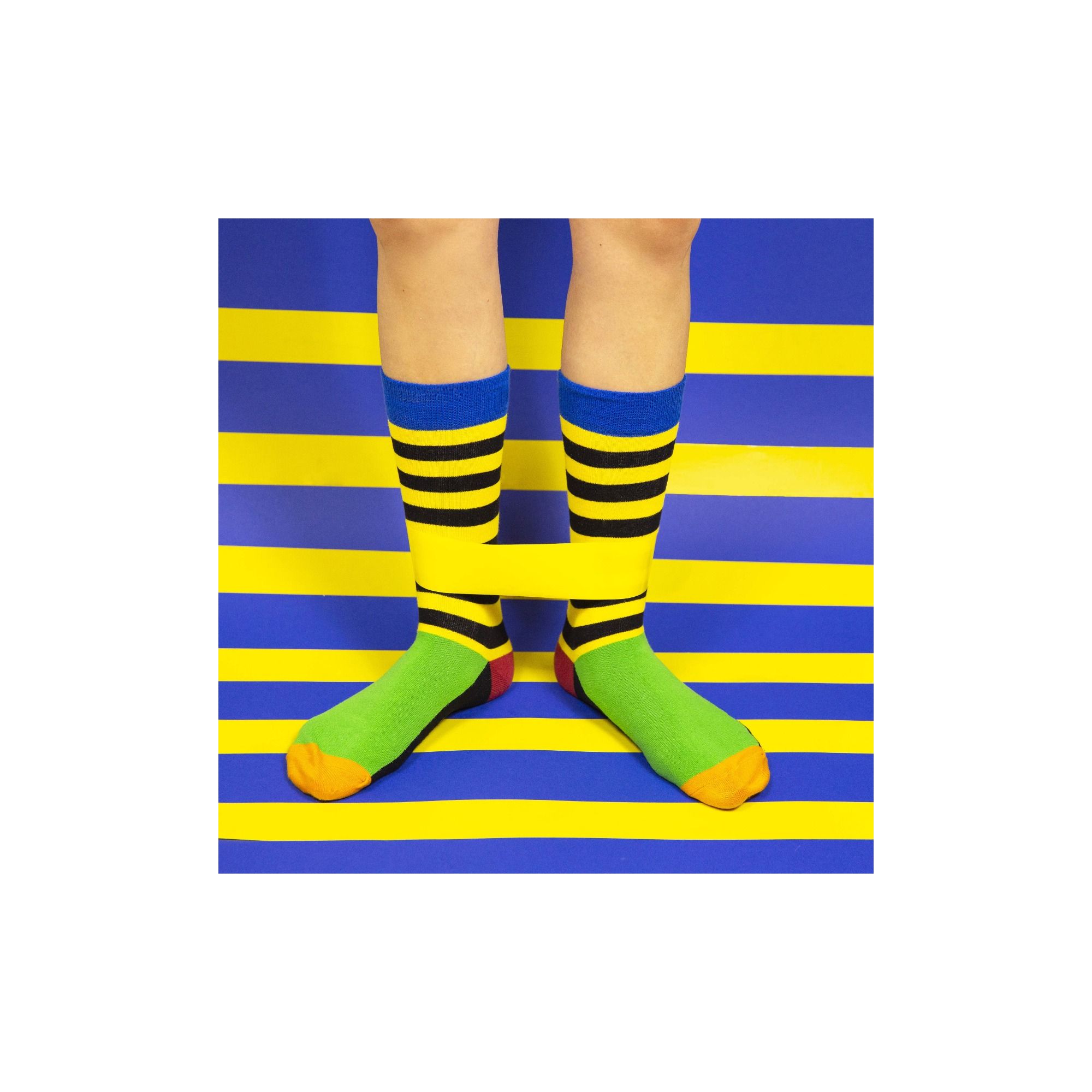 STRIPES SOCKS YELLOW/BLACK