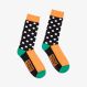 POIS SOCKS BLACK/CREAMY WHITE