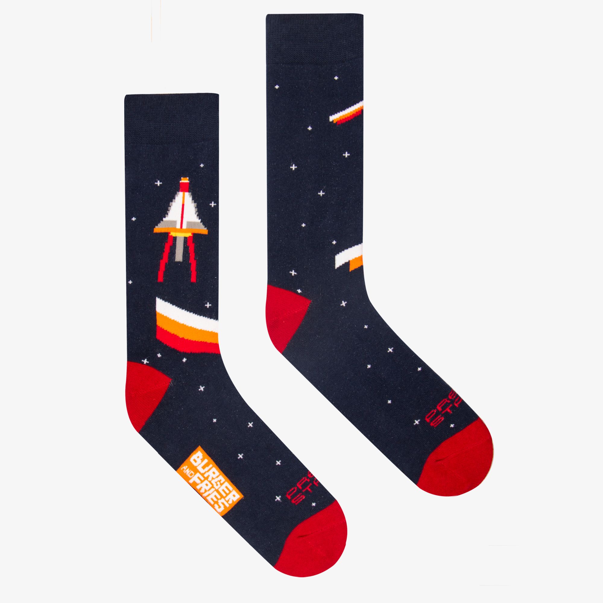 GAMES SOCKS ROCKET IN THE SPACE