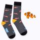 ANIMAL SOCKS RED FISH