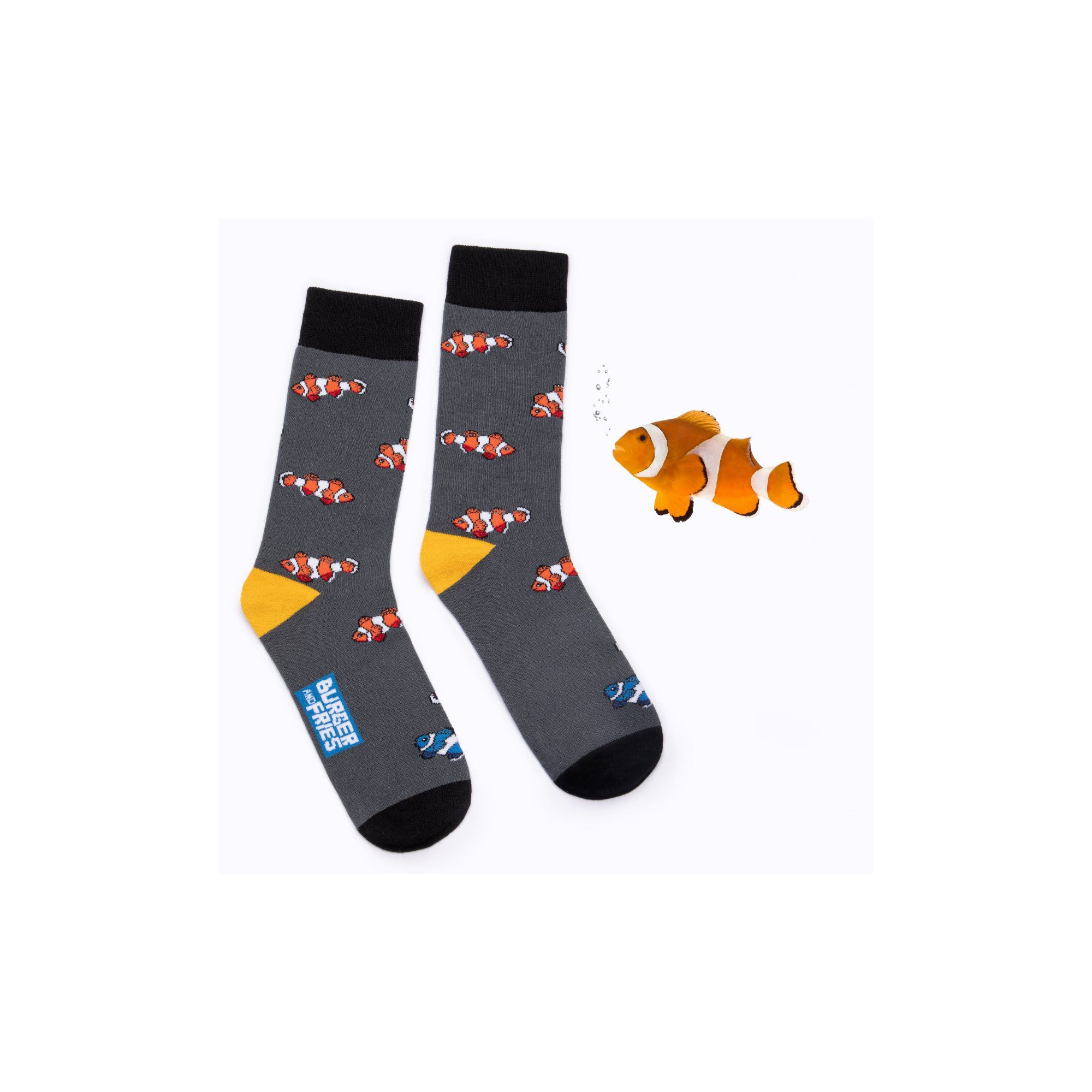 ANIMAL SOCKS RED FISH