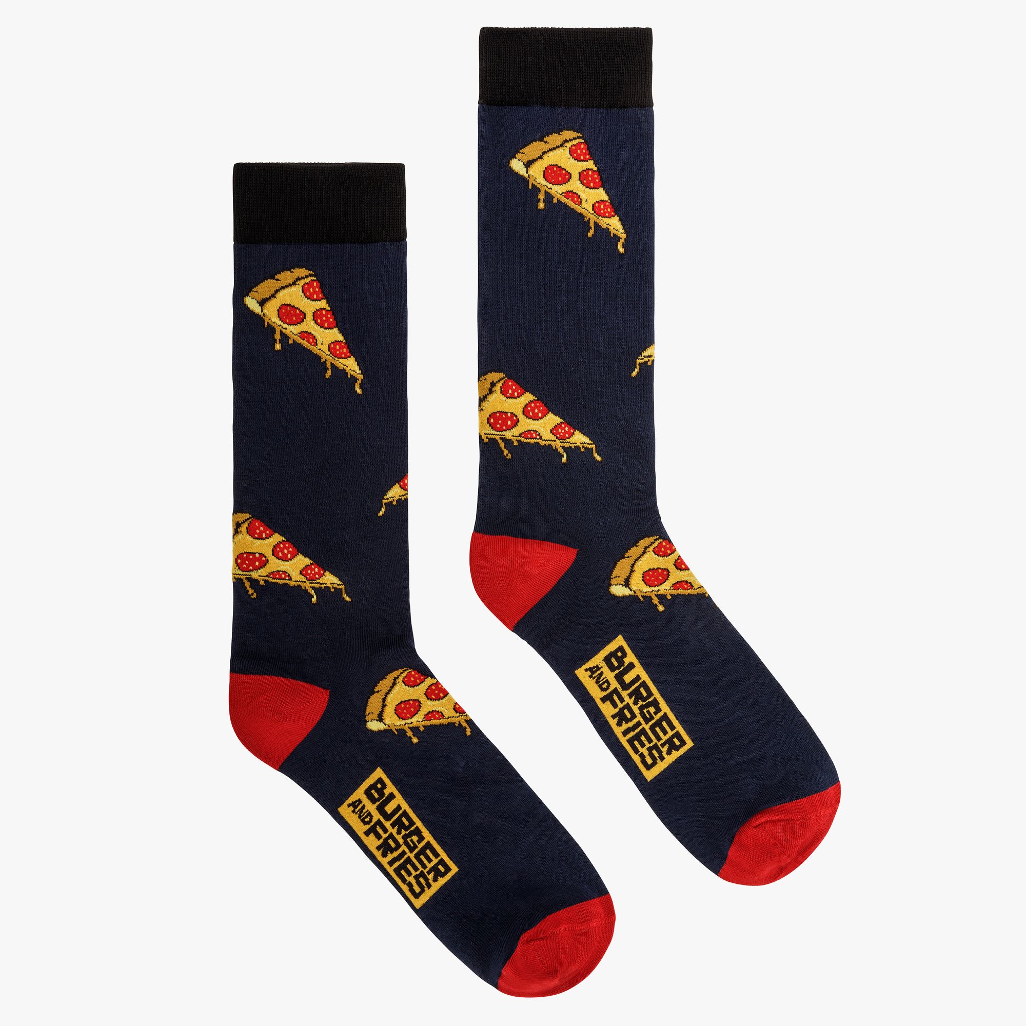 FOOD SOCKS WANNA PIZZA NAVY BLUE/GIALLO