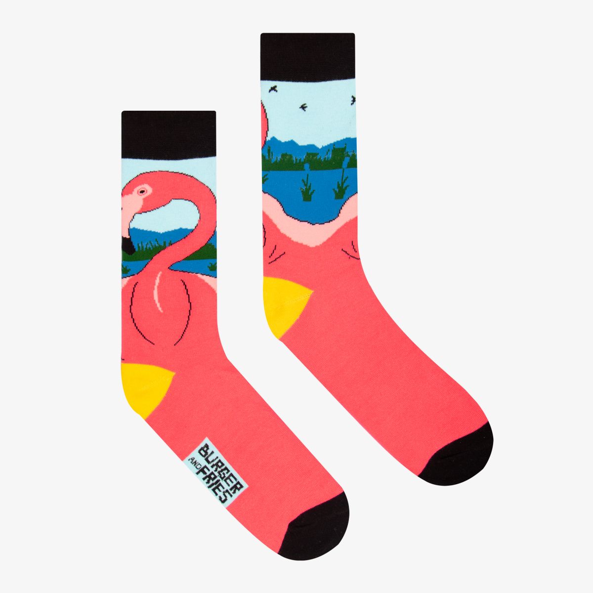 BIG ANIMAL SOCKS FLAMINGO FOR ME