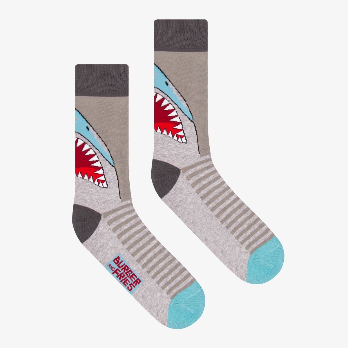 BIG ANIMAL SOCKS SHARK ATTACK