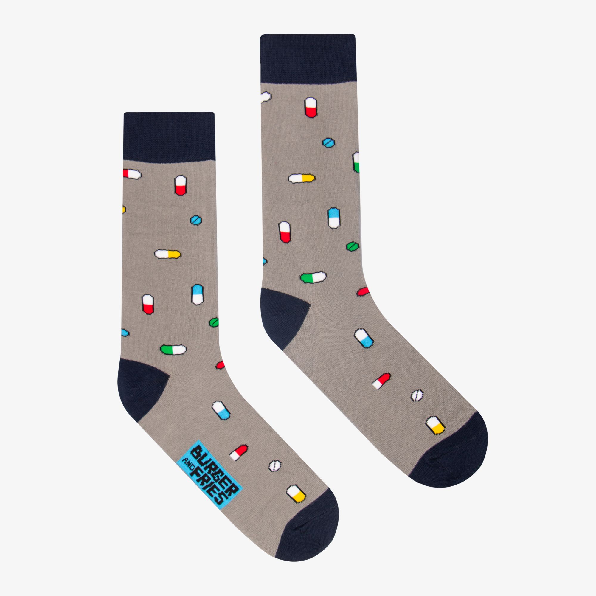 FUNNY SOCKS PILLS ON PILLS