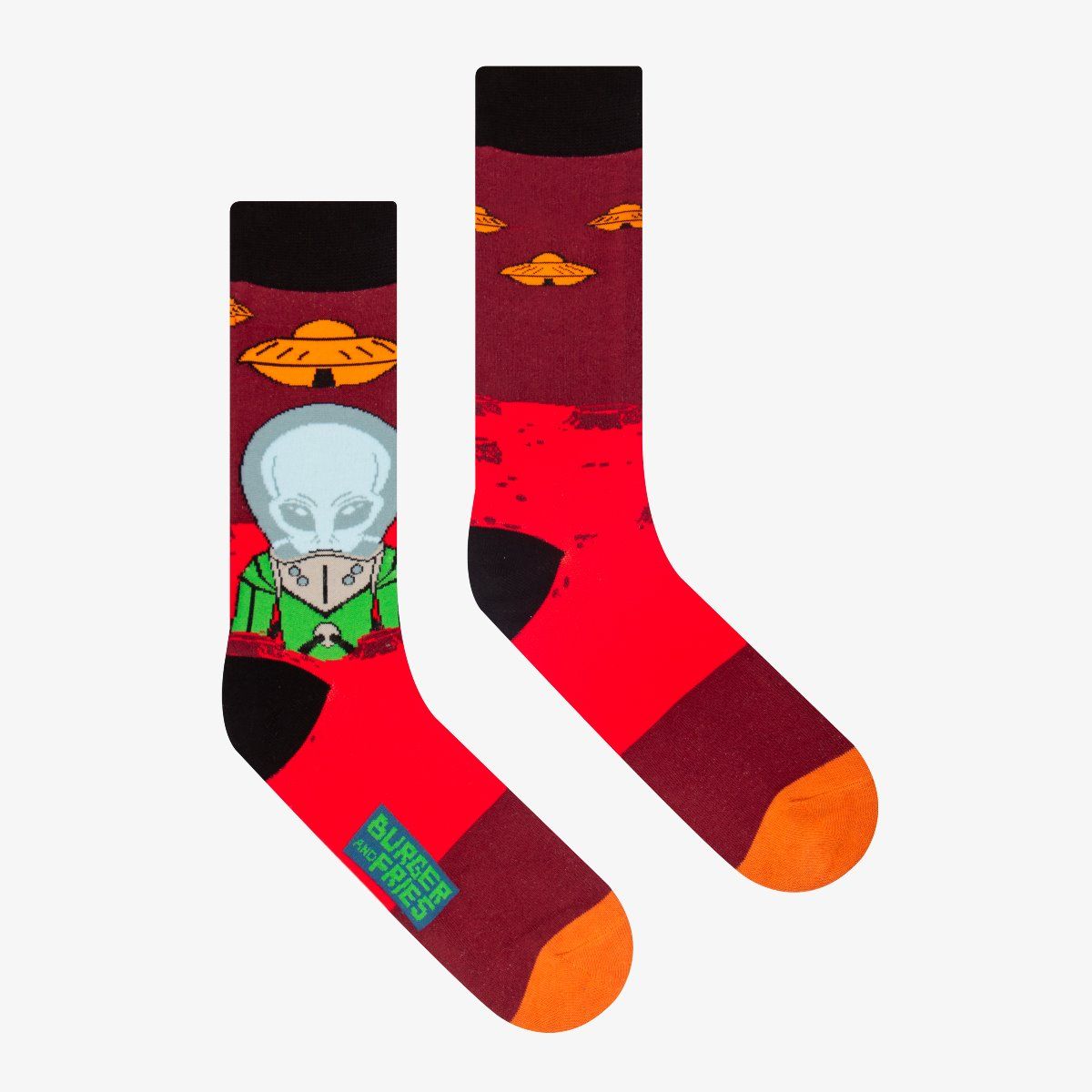 SPACE SOCKS UFO IS MY FRIEND