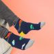 SPACE SOCKS UFO STRIPES