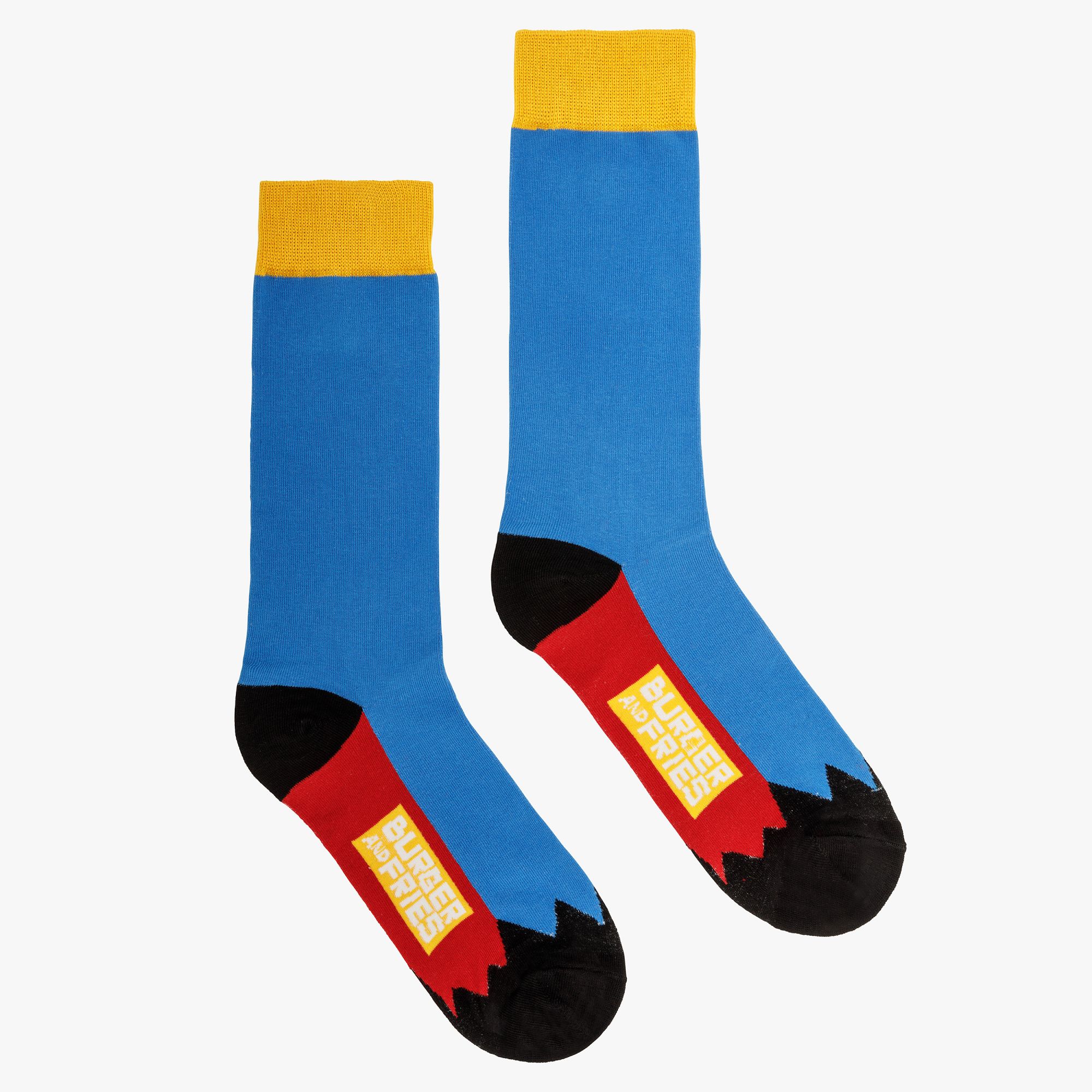 COLOR BLOCK SOCKS TURCHESE