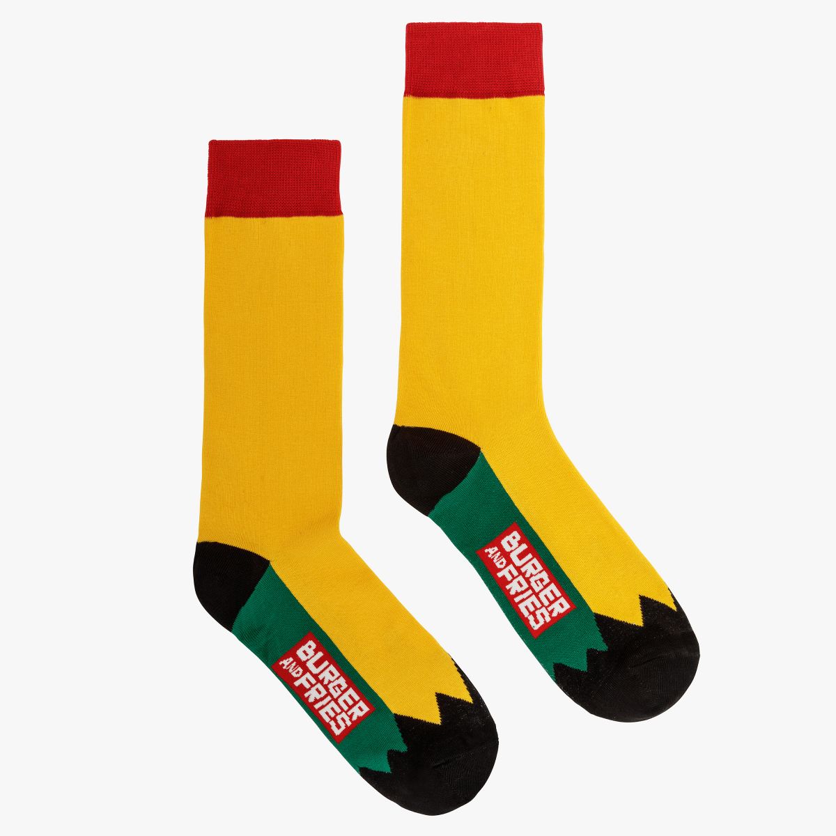 COLOR BLOCK SOCKS GIALLO