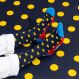 POIS SOCKS NAVY BLUE/GIALLO