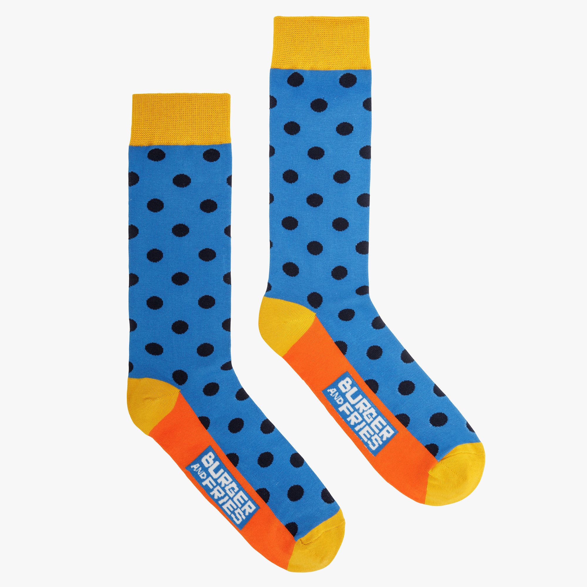 POIS SOCKS TURCHESE/NAVY BLUE