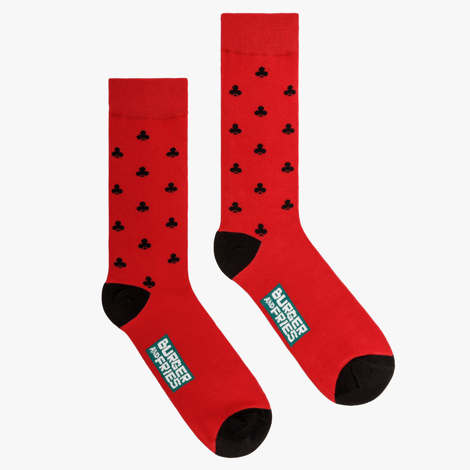 CARD GAME SOCKS ROSSO FUOCO / NERO