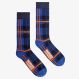 SCOTTISH FABRIC SOCKS NAVY BLUE/BLUE