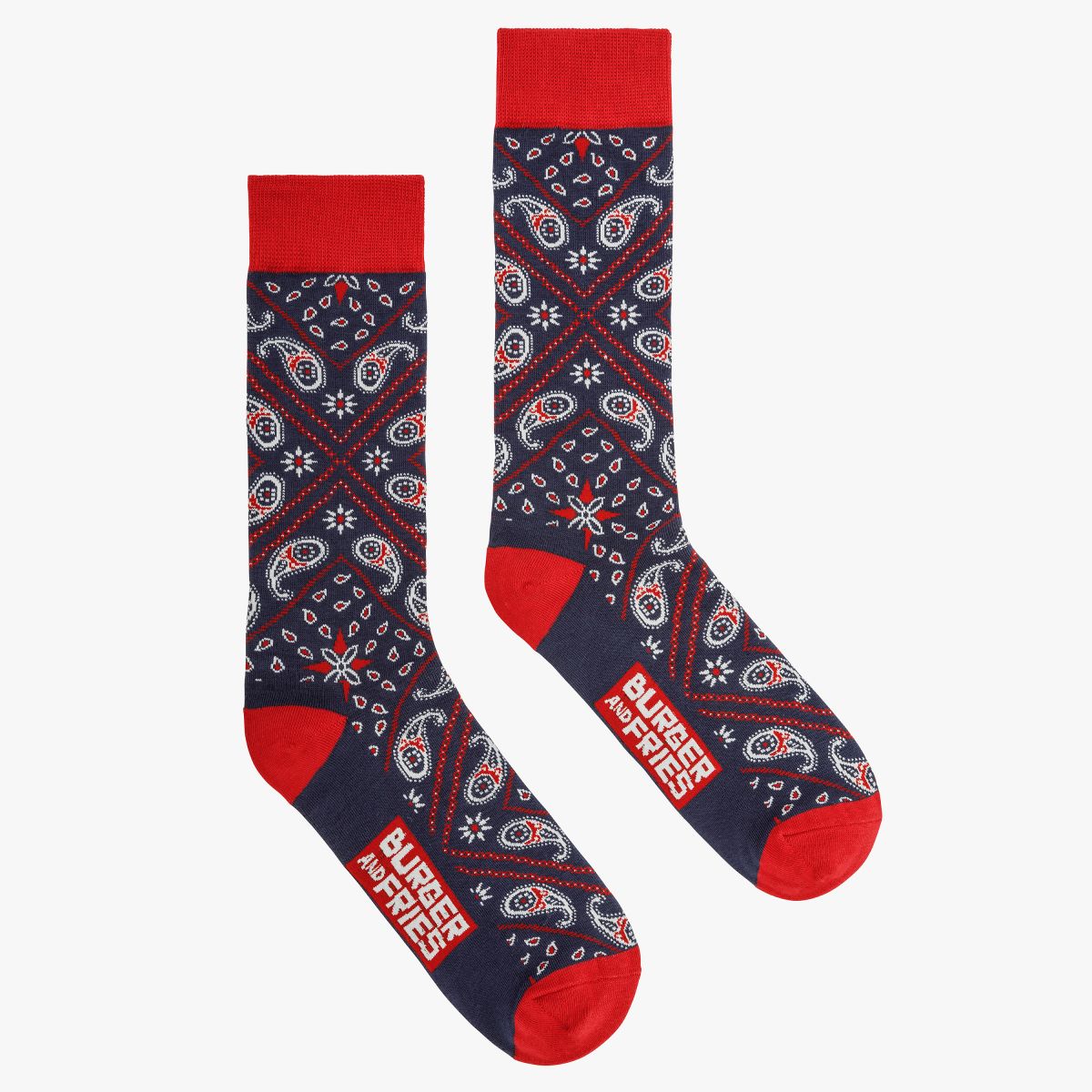 BANDANA SOCKS NAVY BLUE