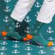 FORMAL FANCY SOCKS ANCHOR VERDE INGLESE/ARANCIO