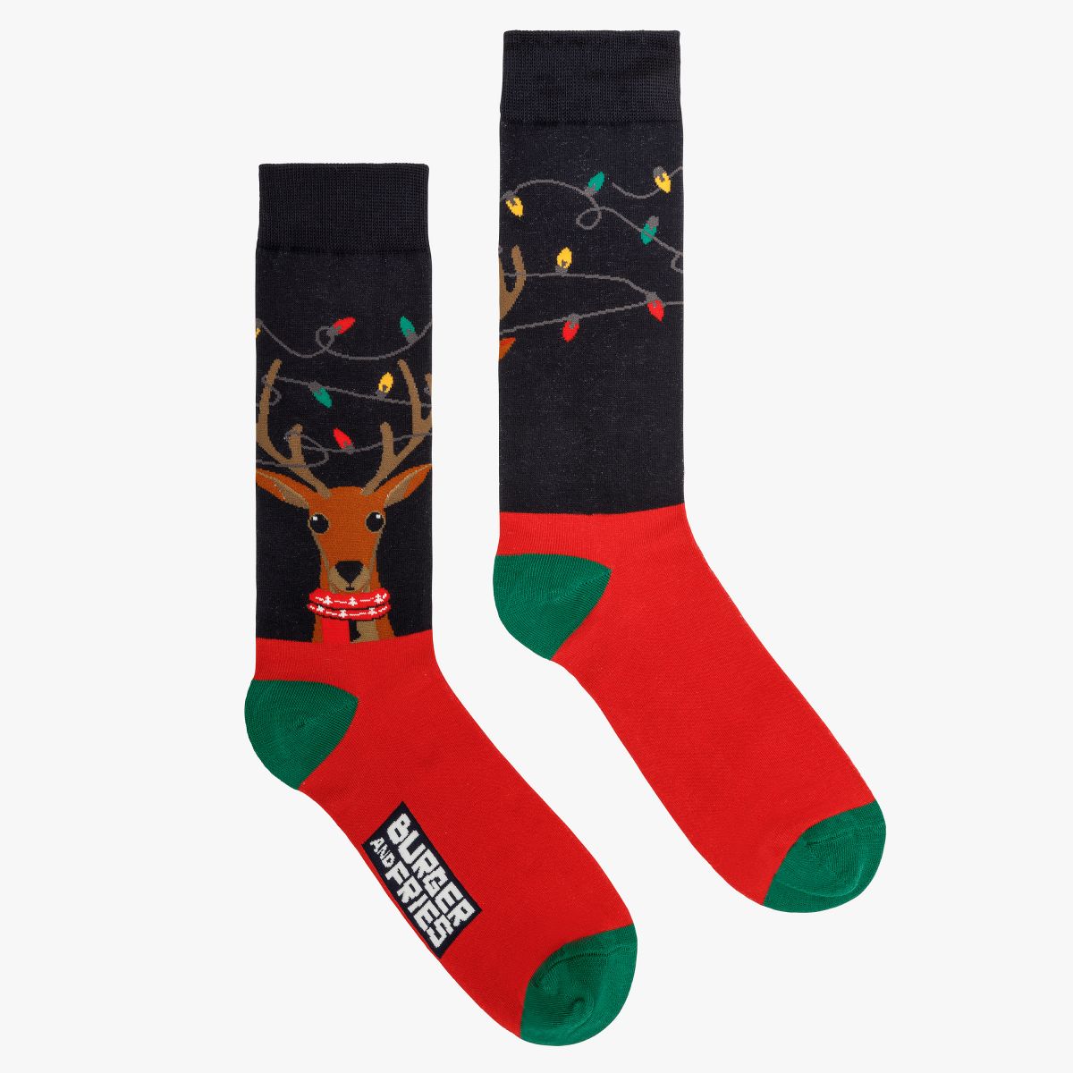 CHRISTMAS SOCKS SWEET REINDEER FLY