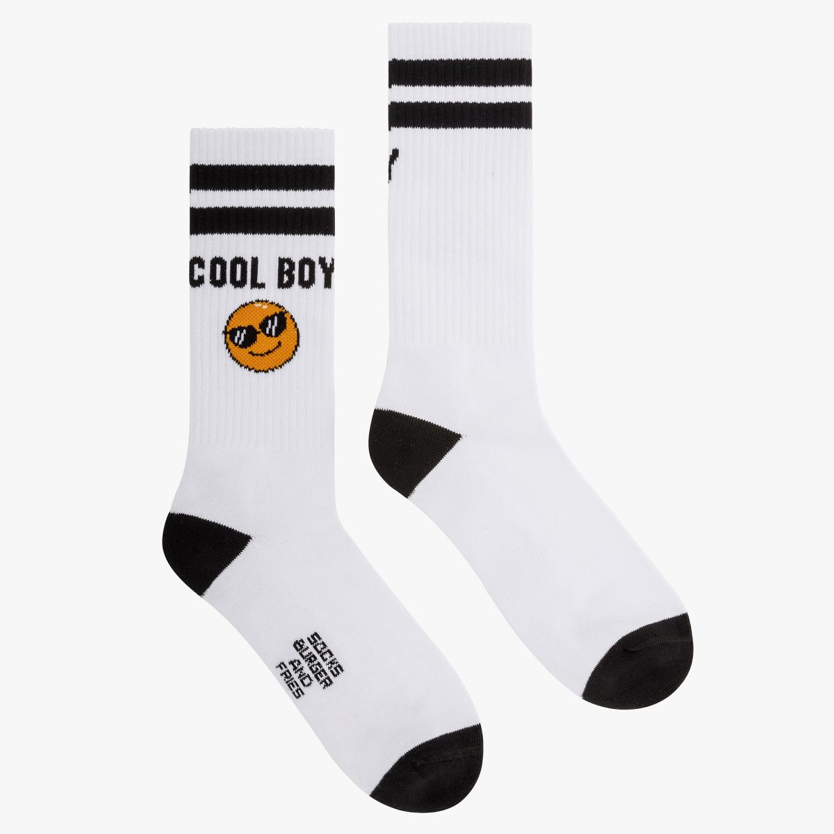 WHITE SOCKS COOL BOY