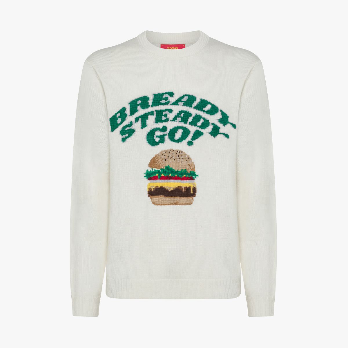 ROUND NECK JUMPER I LOVE BURGER