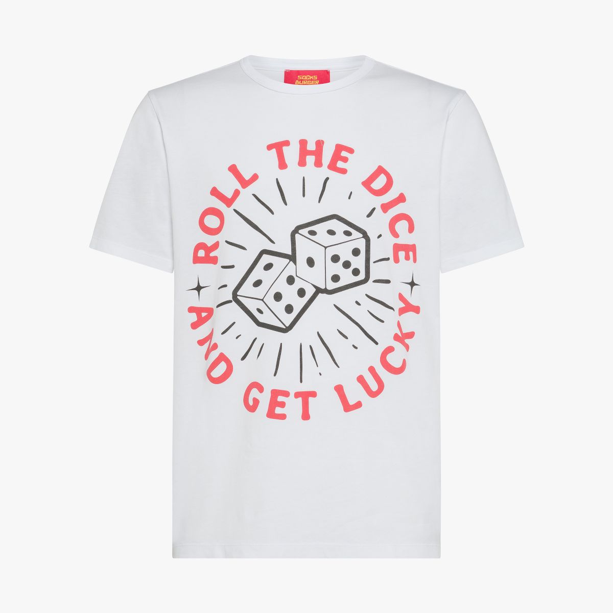 T-SHIRT GET LUCKY S/S BIANCO