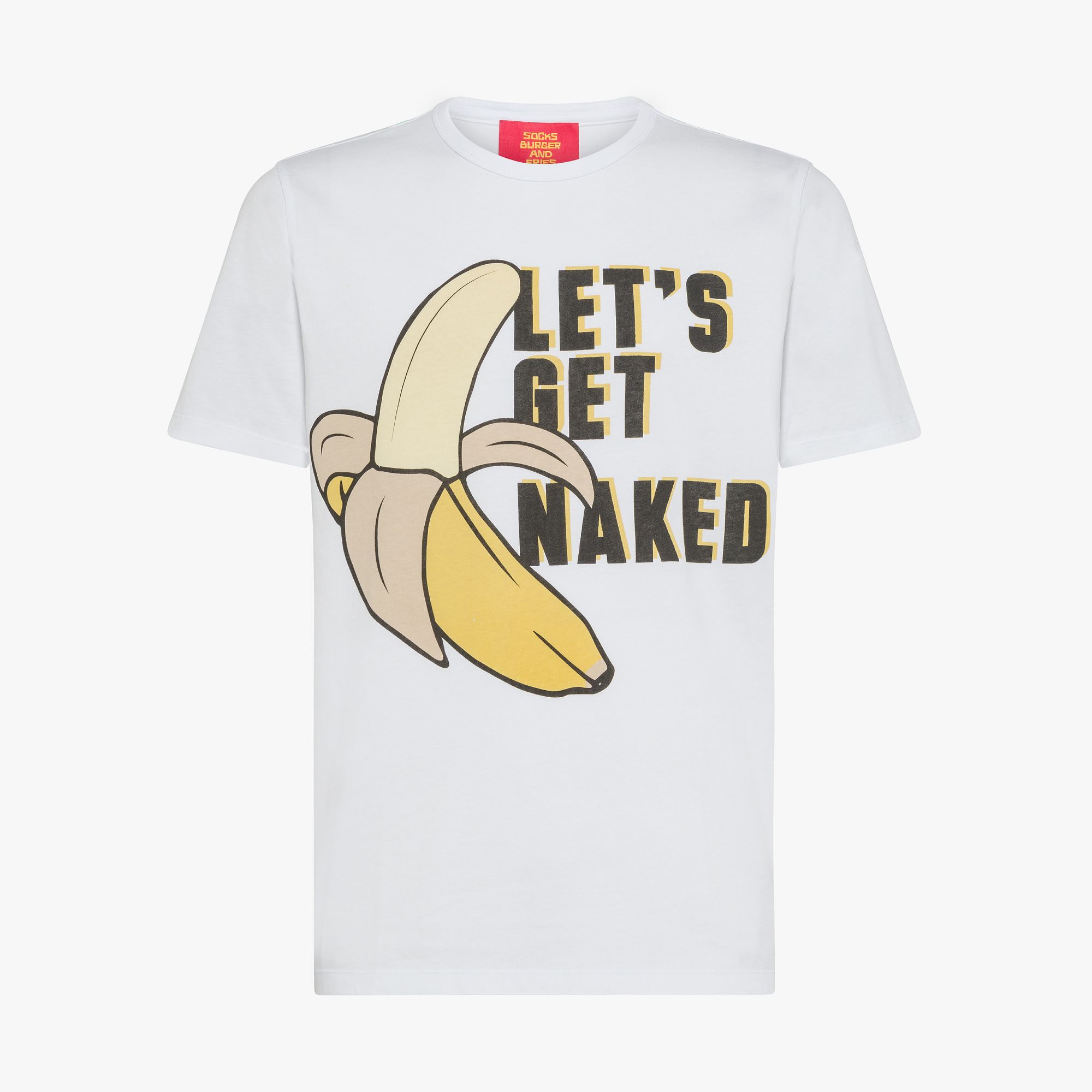 T-SHIRT BANANA S/S BIANCO