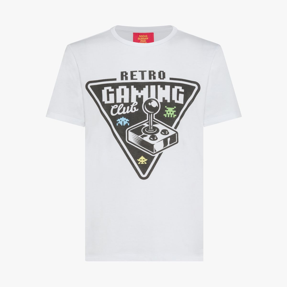 T-SHIRT RETRO GAMING S/S BIANCO