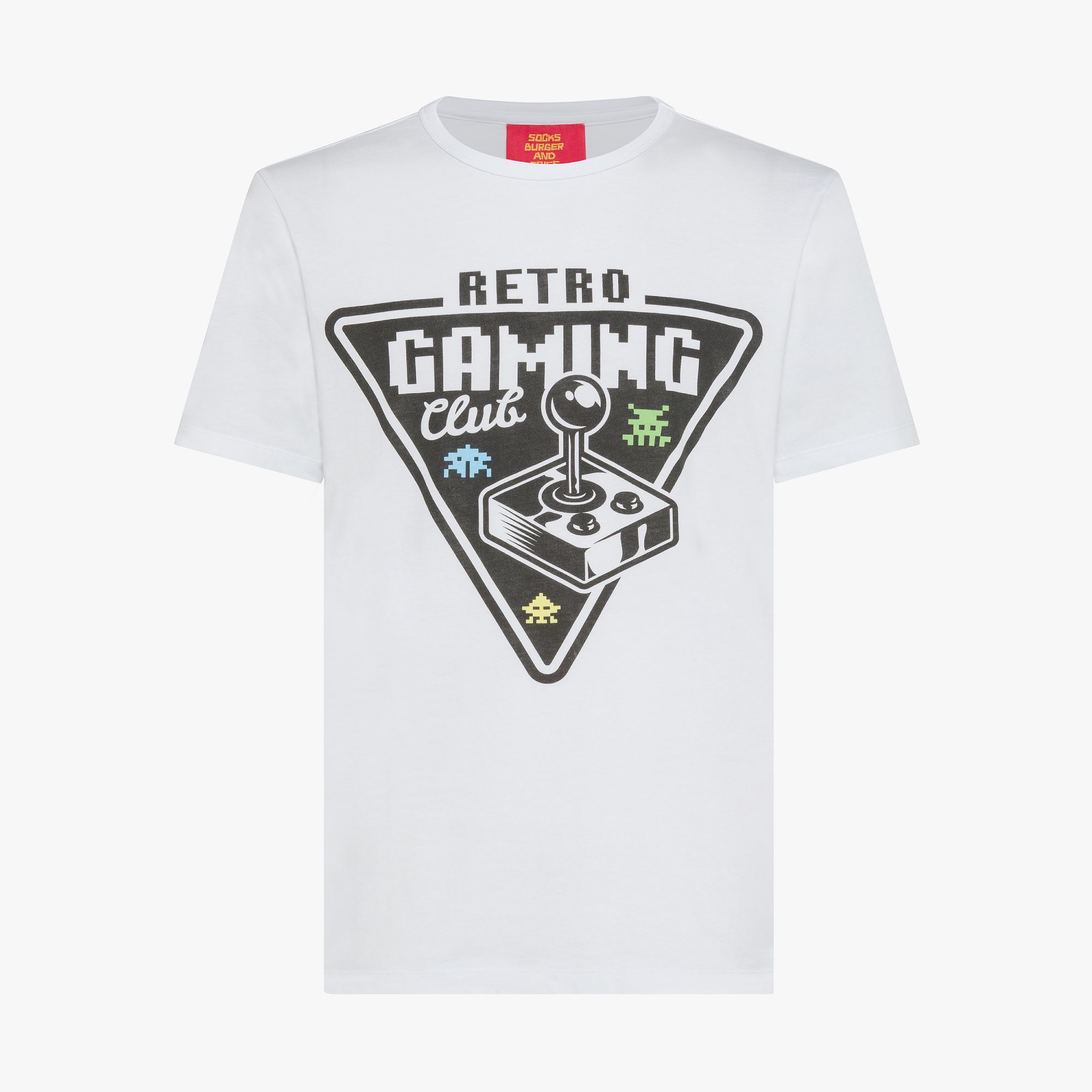 T-SHIRT RETRO GAMING S/S BIANCO