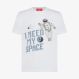 T-SHIRT MY SPACE S/S BIANCO