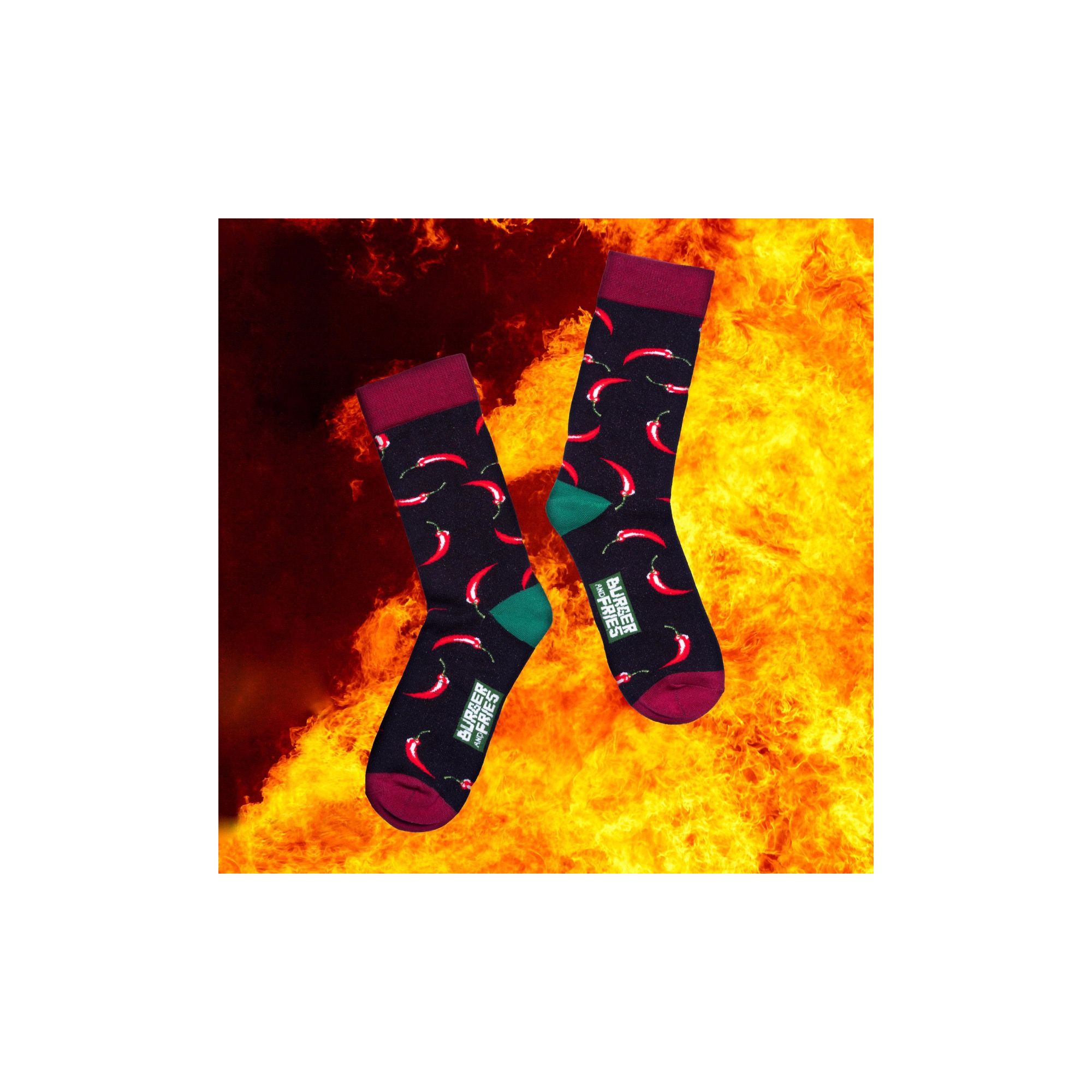 COUNTRY SOCKS CHILLI FOREVER NERO